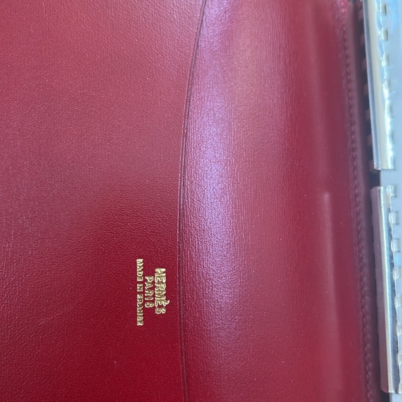 Hermès Paris 1999 Navy/Red Leather Agenda / Address Book - Picture 3 of 9